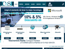 Tablet Screenshot of cystecnologia.com.co